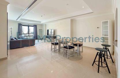Apartment - 1 Bedroom - 2 Bathrooms for rent in East Porto Drive - Porto Arabia - The Pearl Island - Doha Apartment - 1 Bedroom - 2 Bathrooms for rent in East Porto Drive - Porto Arabia - The Pearl Island - Doha
