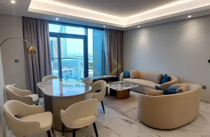 Apartment - 2 Bedrooms - 3 Bathrooms for rent in Lusail Marina Heights - Marina District - Lusail