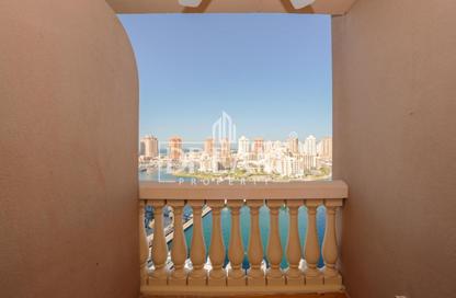 Apartment - 1 Bedroom - 2 Bathrooms for rent in East Porto Drive - Porto Arabia - The Pearl Island - Doha