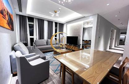 Apartment - 3 Bedrooms - 2 Bathrooms for rent in Ramada Commercial Building - Al Rawabi Street - Al Muntazah - Doha