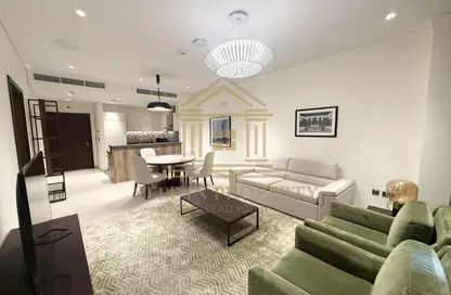 Apartment - 1 Bedroom - 2 Bathrooms for rent in Lusail Marina Heights - Marina District - Lusail