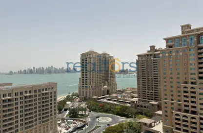 Apartment - 1 Bedroom - 2 Bathrooms for rent in East Porto Drive - Porto Arabia - The Pearl Island - Doha