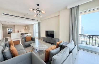 Apartment - 1 Bedroom - 2 Bathrooms for rent in Viva West - Viva Bahriyah - The Pearl Island - Doha