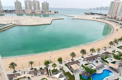 Apartment - 2 Bedrooms - 3 Bathrooms for rent in Viva Central - Viva Bahriyah - The Pearl Island - Doha