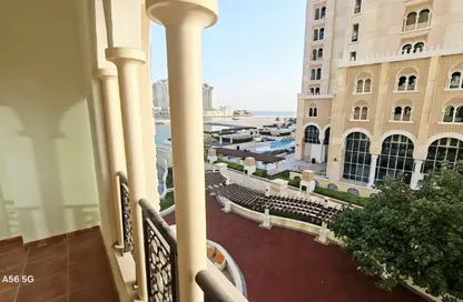 Apartment - Studio - 1 Bathroom for rent in Viva West - Viva Bahriyah - The Pearl Island - Doha