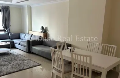 Apartment - 1 Bedroom - 2 Bathrooms for rent in West Porto Drive - Porto Arabia - The Pearl Island - Doha