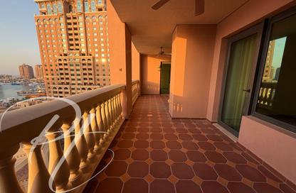 Apartment - 2 Bedrooms - 3 Bathrooms for rent in Tower 31 - Porto Arabia - The Pearl Island - Doha Apartment - 2 Bedrooms - 3 Bathrooms for rent in Tower 31 - Porto Arabia - The Pearl Island - Doha