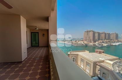Apartment - 2 - 2 for rent in Tower 31 - Porto Arabia - The Pearl Island - Doha