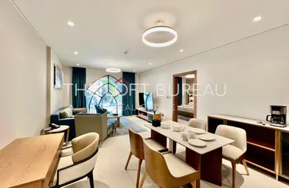 شقة - غرفة نوم - 2 حمامات للايجار في البلاج الأوسط - البلاج - جزيرة اللؤلؤة - الدوحة