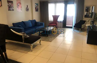 Apartment - 1 Bedroom - 2 Bathrooms for rent in Tower 24 - Porto Arabia - The Pearl Island - Doha