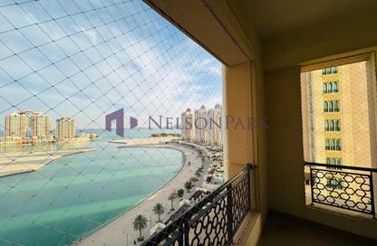 Apartment - 2 Bedrooms - 3 Bathrooms for rent in Viva West - Viva Bahriyah - The Pearl Island - Doha