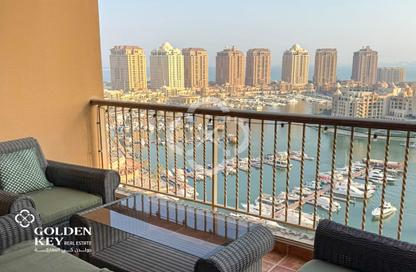 Apartment - 2 - 3 for rent in West Porto Drive - Porto Arabia - The Pearl Island - Doha
