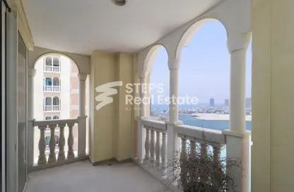 Apartment - 2 Bedrooms - 3 Bathrooms for rent in Viva West - Viva Bahriyah - The Pearl Island - Doha