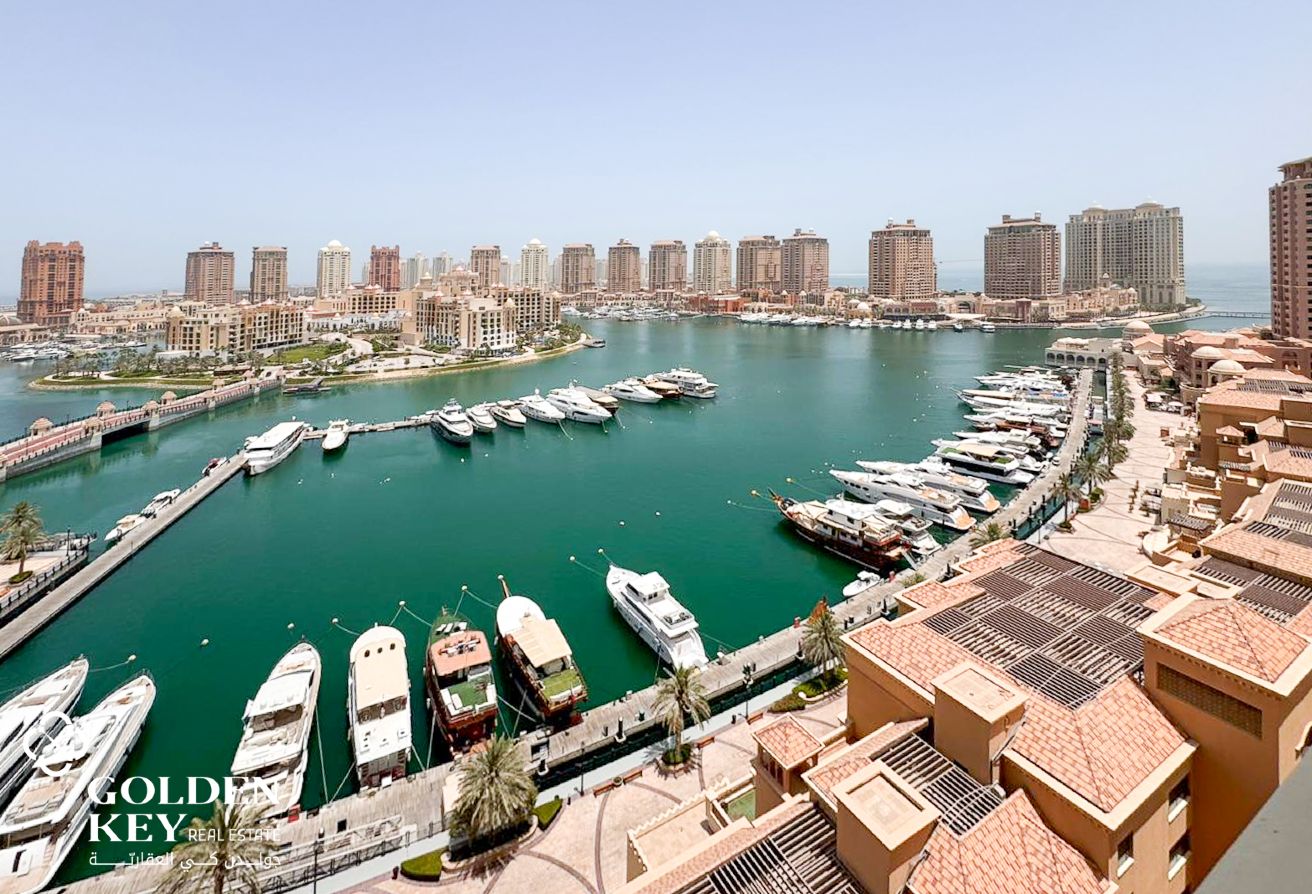 Direct Marina View | Furnished 1BR in Porto Arabia