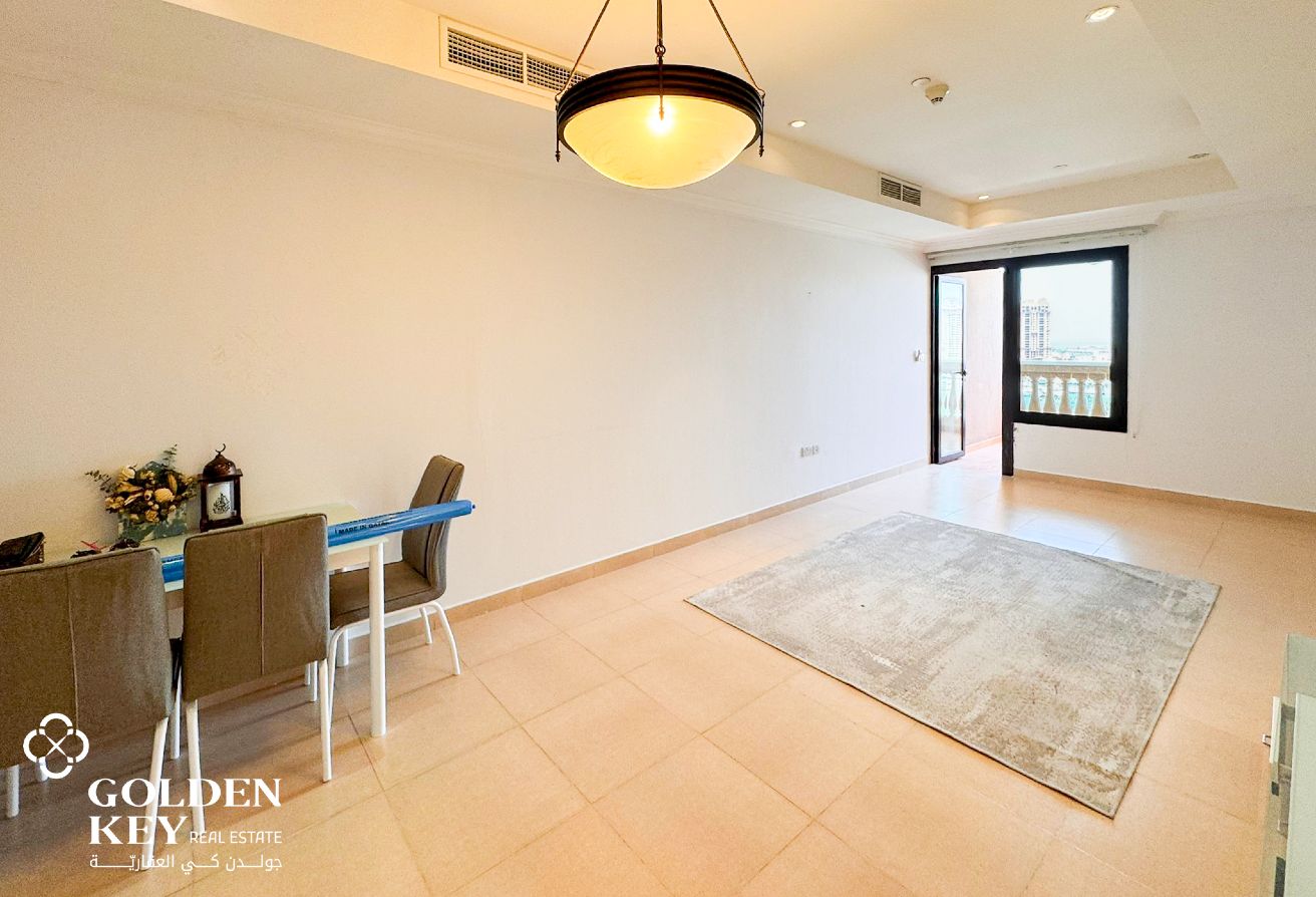 Direct Marina View | Furnished 1BR in Porto Arabia