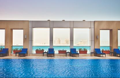 Apartment - 2 Bedrooms - 3 Bathrooms for rent in Tower A - ASAS Twin Towers - West Bay - Doha