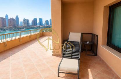 Apartment - 1 Bedroom - 2 Bathrooms for rent in East Porto Drive - Porto Arabia - The Pearl Island - Doha Apartment - 1 Bedroom - 2 Bathrooms for rent in East Porto Drive - Porto Arabia - The Pearl Island - Doha