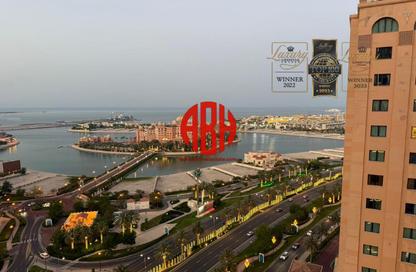 Apartment - 1 Bedroom - 2 Bathrooms for rent in East Porto Drive - Porto Arabia - The Pearl Island - Doha