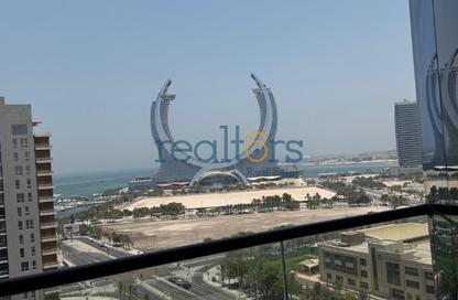 شقة - غرفة نوم - 2 حمامات للايجار في برج داماك مارينا - منطقة المارينا - الوسيل