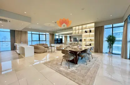 Apartment - 1 Bedroom - 2 Bathrooms for rent in Seef Lusail Tower 1 - Seef Lusail - Lusail City - Lusail