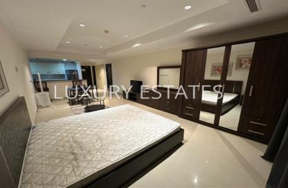 Apartment - Studio - 1 Bathroom for sale in West Porto Drive - Porto Arabia - The Pearl Island - Doha Apartment - Studio - 1 Bathroom for sale in West Porto Drive - Porto Arabia - The Pearl Island - Doha