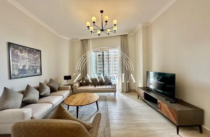 Apartment - 2 Bedrooms - 3 Bathrooms for rent in Lusail Marina Heights - Marina District - Lusail