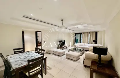 Apartment - 1 Bedroom - 2 Bathrooms for rent in East Porto Drive - Porto Arabia - The Pearl Island - Doha