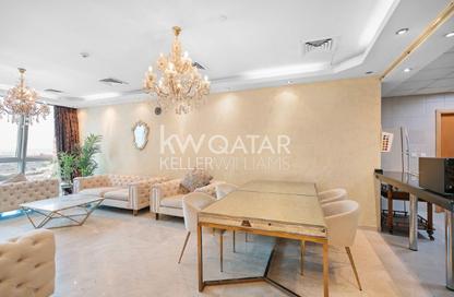 Apartment - 2 Bedrooms - 3 Bathrooms for rent in Zig Zag Tower A - Zig Zag Towers - West Bay - Doha