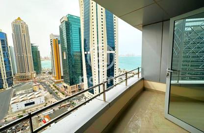 Apartment - 2 Bedrooms - 2 Bathrooms for rent in West Bay Tower - West Bay - West Bay - Doha