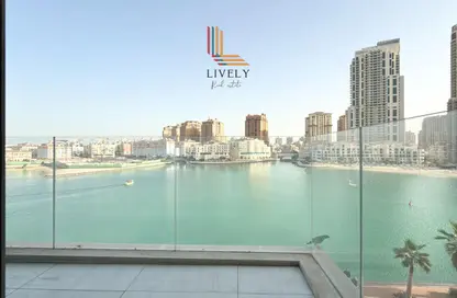 شقة - غرفة نوم - 2 حمامات للايجار في كريستال ريزيدنس - جزيرة جيوان - جزيرة اللؤلؤة - الدوحة