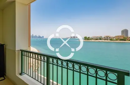 Apartment - 2 Bedrooms - 3 Bathrooms for rent in Viva East - Viva Bahriyah - The Pearl Island - Doha