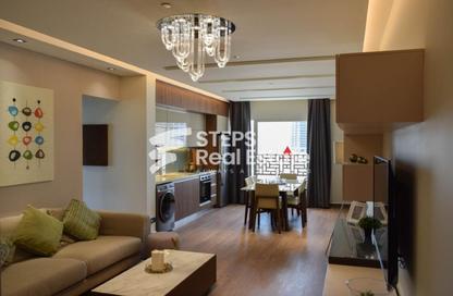 Apartment - 1 Bedroom - 2 Bathrooms for rent in FJ8 Residential Tower - Marina District - Lusail