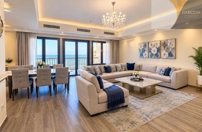 Apartment - 3 - 4 for rent in West Porto Drive - Porto Arabia - The Pearl Island - Doha