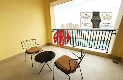 Apartment - Studio - 1 Bathroom for rent in Viva West - Viva Bahriyah - The Pearl Island - Doha