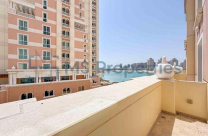 Apartment - Studio - 1 Bathroom for rent in Viva West - Viva Bahriyah - The Pearl Island - Doha