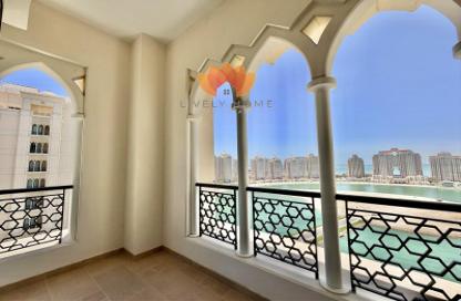 Apartment - 3 Bedrooms - 4 Bathrooms for rent in Viva East - Viva Bahriyah - The Pearl Island - Doha Apartment - 3 Bedrooms - 4 Bathrooms for rent in Viva East - Viva Bahriyah - The Pearl Island - Doha