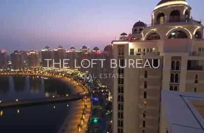 Duplex - 3 Bedrooms - 3 Bathrooms for rent in Viva East - Viva Bahriyah - The Pearl Island - Doha