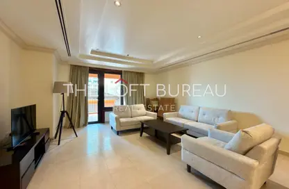 شقة - غرفة نوم - 2 حمامات للايجار في طريق بورتو الغربي - بورتو أرابيا - جزيرة اللؤلؤة - الدوحة