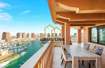 Apartment - 3 Bedrooms - 4 Bathrooms for rent in East Porto Drive - Porto Arabia - The Pearl Island - Doha