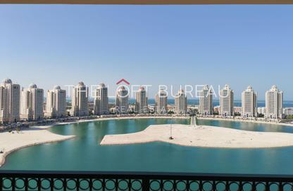 Apartment - 3 Bedrooms - 4 Bathrooms for rent in Viva West - Viva Bahriyah - The Pearl Island - Doha