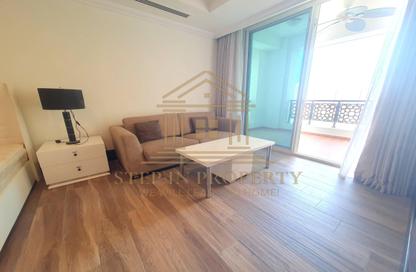 Apartment - Studio - 1 Bathroom for rent in Viva East - Viva Bahriyah - The Pearl Island - Doha