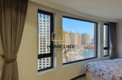 Apartment - Studio - 1 Bathroom for rent in West Porto Drive - Porto Arabia - The Pearl Island - Doha