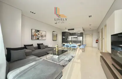 Apartment - 1 Bedroom - 2 Bathrooms for rent in Lusail Marina Heights - Marina District - Lusail