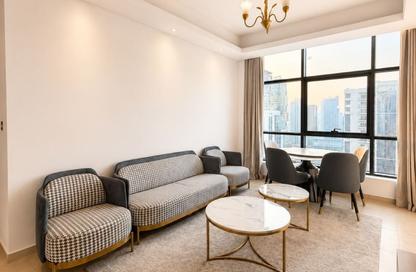 Apartment - 2 Bedrooms - 2 Bathrooms for rent in Lusail Marina Heights - Marina District - Lusail