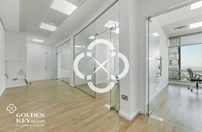Office Space - Studio - 2 Bathrooms for rent in Marina Residences 195 - Marina District - Lusail