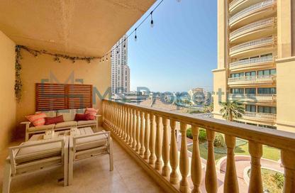 Apartment - 2 Bedrooms - 3 Bathrooms for sale in East Porto Drive - Porto Arabia - The Pearl Island - Doha