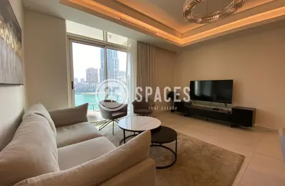 شقة - غرفة نوم - 2 حمامات للايجار في كريستال ريزيدنس - جزيرة جيوان - جزيرة اللؤلؤة - الدوحة