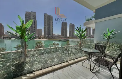 Apartment - 1 Bedroom - 2 Bathrooms for rent in Crystal Residence - Gewan Island - The Pearl Island - Doha