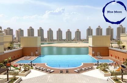 Apartment - Studio - 1 Bathroom for rent in Viva West - Viva Bahriyah - The Pearl Island - Doha