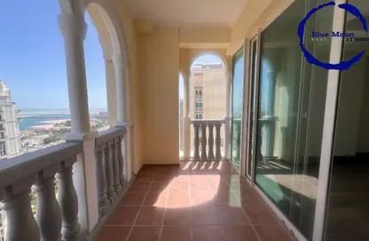 شقة - 2 غرف نوم - 3 حمامات للايجار في فيفا غرب - فيفا بحرية - جزيرة اللؤلؤة - الدوحة